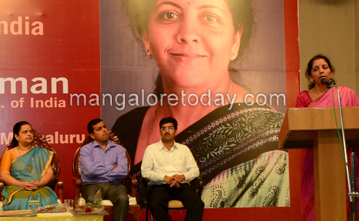 Nirmala sitaraman in Mangalore